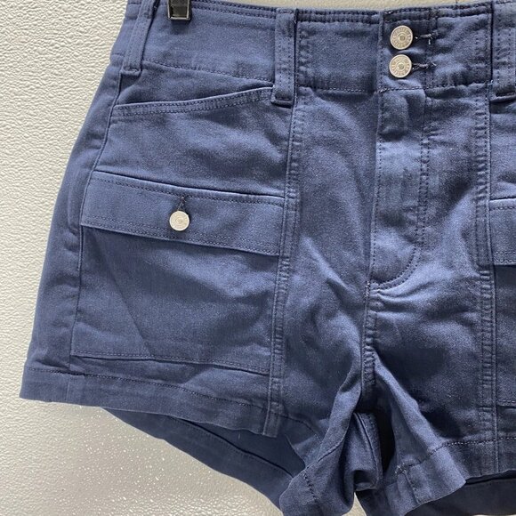 Paige Olivia Cargo Cutoff Shorts • Size 29 x 3.25 • Vintage Blue - Picture 7 of 10